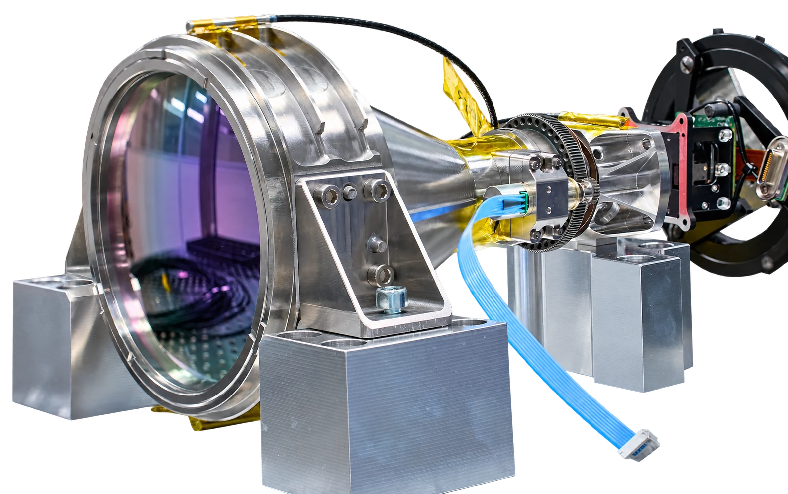 Assieme HiVE: meccaniche prodotte da OPTomec su disegno Optec